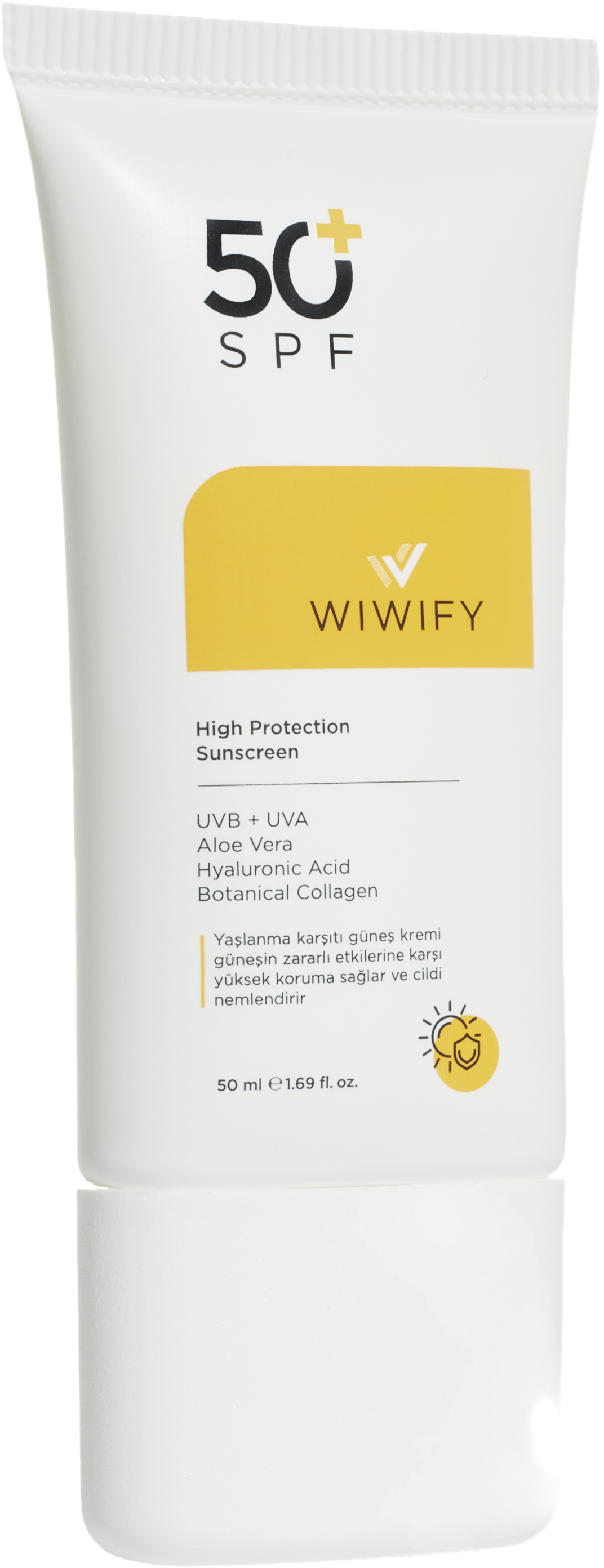 WIWIFY High Protection Sunscreen - 50ml | وايفي كريم واقي شمسي - 50 مل