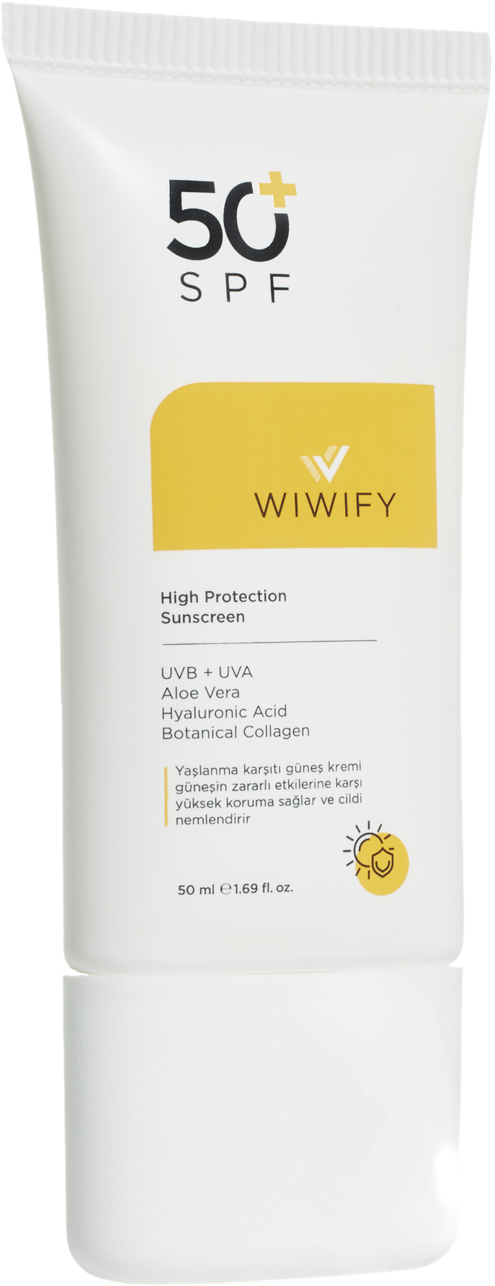 WIWIFY High Protection Sunscreen - 50ml | وايفي كريم واقي شمسي - 50 مل