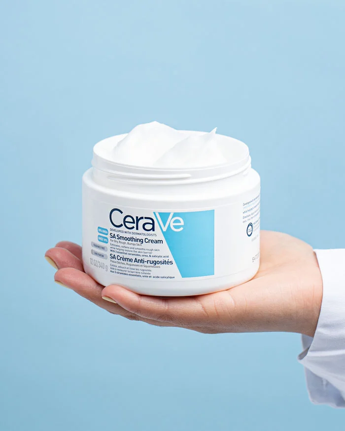 Cerave SA Moisturizing Cream for Rough & Bumpy Skin 3 Essential Ceramides - 340 | سيرافي كريم مرطب للبشرة المتشققة و الجافة بالسالسيليك و السيراميدات - 340 غرام