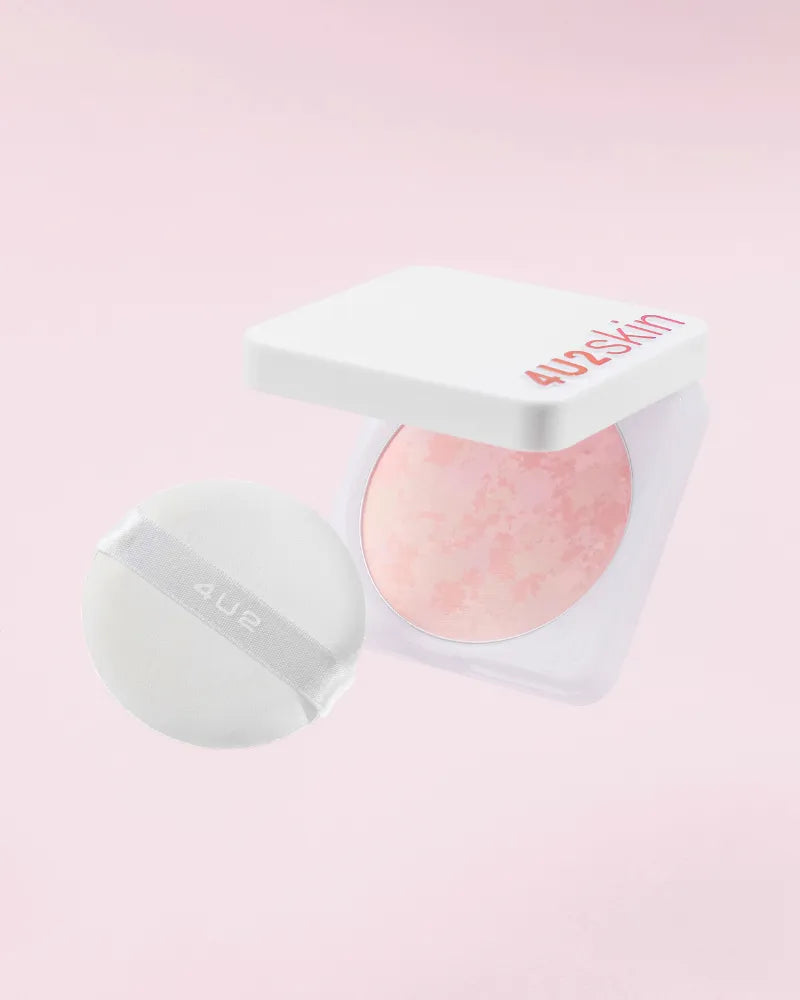 4U2skin Skin Soft Rose Blurring Setting Powder - 11g | فور يو تو سكين بودرة تثبيت