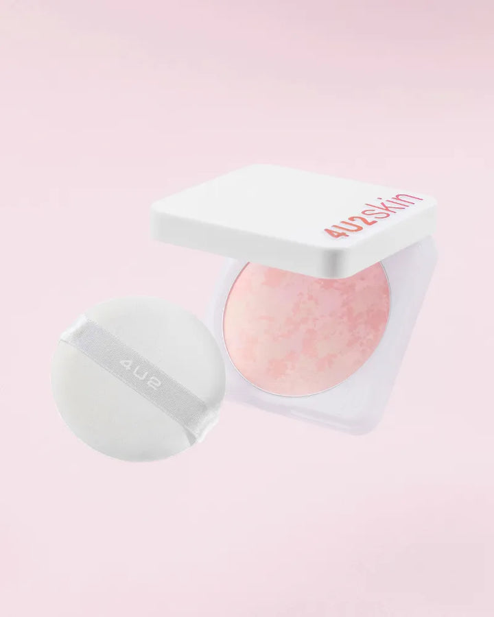 4U2skin Skin Soft Rose Blurring Setting Powder - 11g | فور يو تو سكين بودرة تثبيت