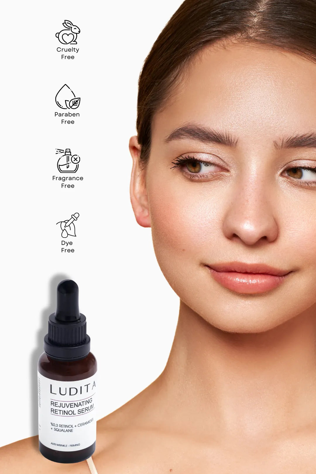 LUDITA Rejuvenating Retinol Serum - 30ml | لوديتا سيروم الريتينول - 30 مل