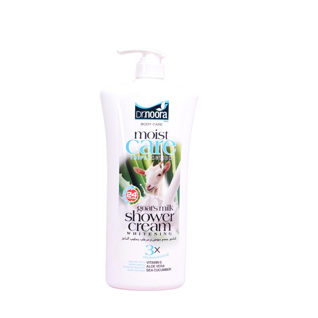 Dr.Noora Moist Care Goats Milk Shower Gel - 750 ml | د .نورا جيل الاستحمام مستخلص من حليب الماعز - 750 مل