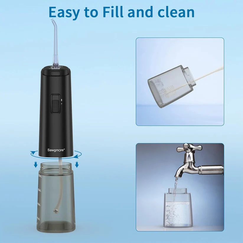 Sawgmore Portable Oral Irrigator | ساوغ مور جهاز تنظيف الأسنان المحمول