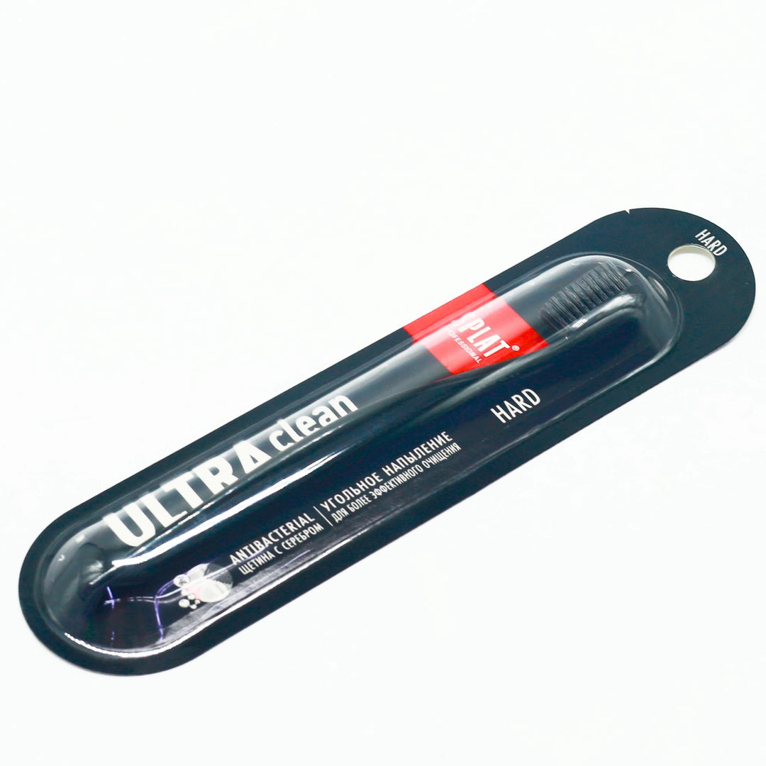 Splat Ultra Clean Charcoal Bristles Hard |سبلات فرشاة أسنان بشعيرات الفحم القاسية لتنظيف عميق