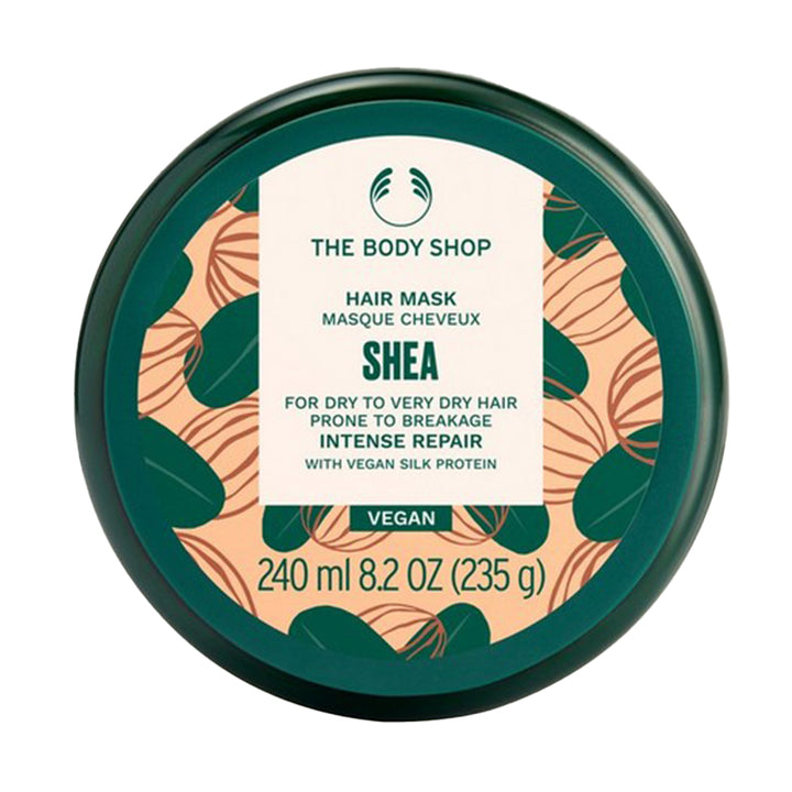 The Body Shop Hair Mask Shea For Dry To Very Dry Hair - 240ml | ذا بودي شوب ماسك للشعر الجاف و الجاف جدا بزبدة الشيا - 240 مل