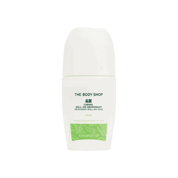 The Body Shop Aloe Caring Roll-on Deodorant - 50ml | ذا بودي شوب مزيل تعرق رول - 50 مل
