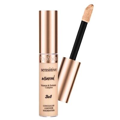 TopFace Sensitive Mineral 3in1 Concealer Contour Foundation -12ml | توب فيس كونسيلر 3 في 1 - 12 مل