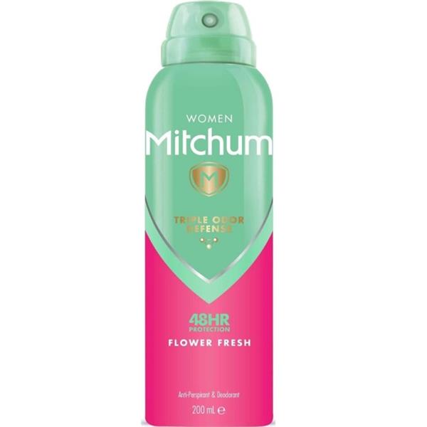 Mitchum Antiperspirant & Deodorant 48H - 200ml | ميتشوم بخاخ مزيل تعرق لمدة 48 ساعة - 200 مل