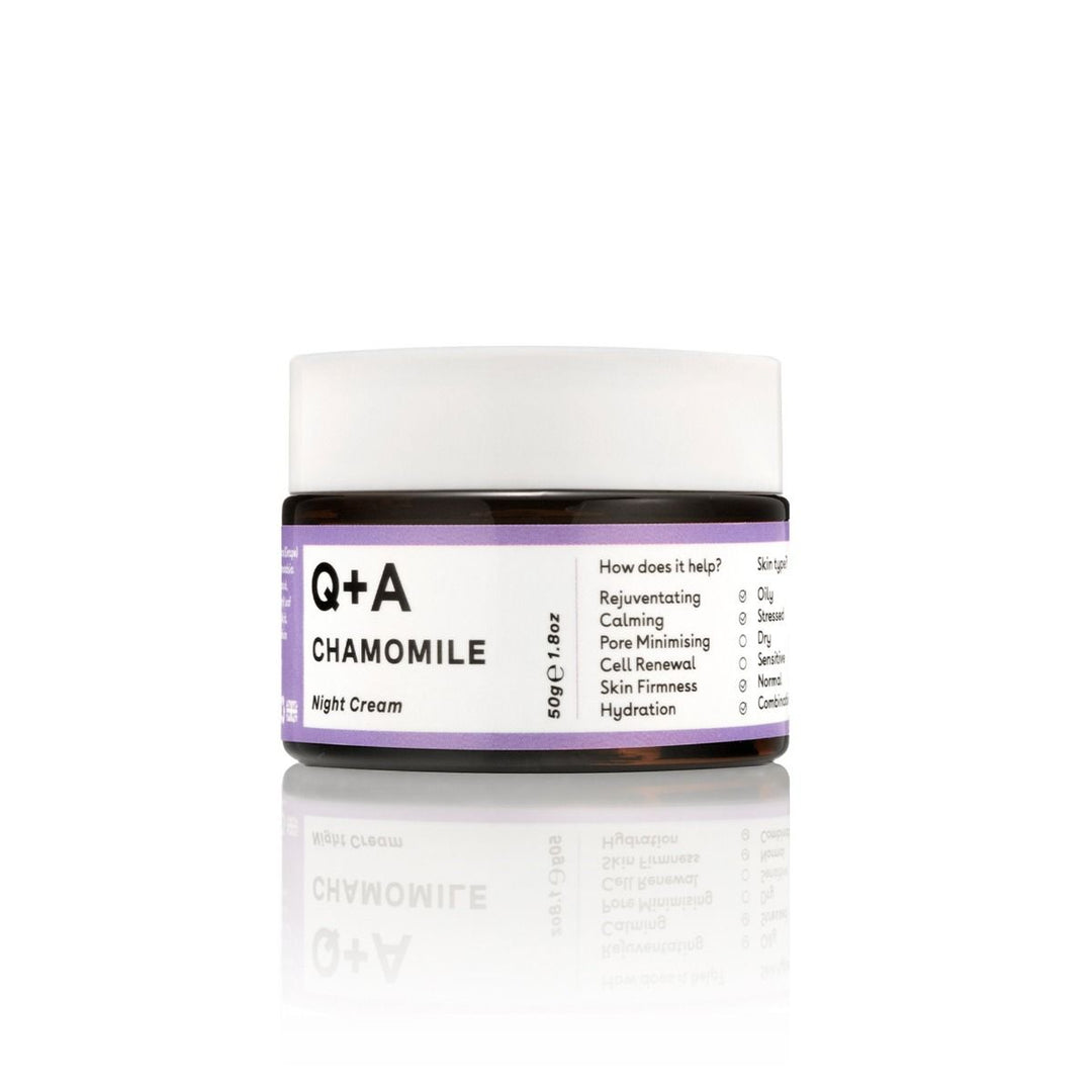 Q+A Chamomile Night Cream - 50g | كيو بلس ايه كريم الليلي بالبابونج - 50 غرام