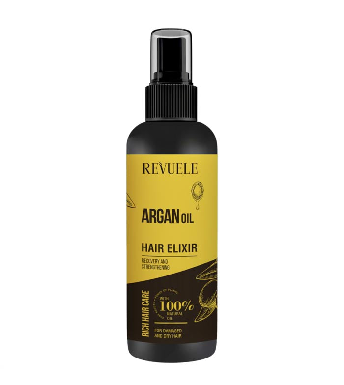 Revuele Hair treatment Hair Elixir - Argan - 120ml | ريفويل زيت الارغان معالج للشعر  - 120 مل