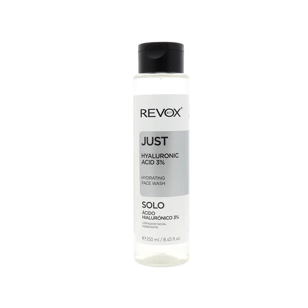 REVOX JUST Hyaluronic Acid 3% Face Wash - 250ml |  ريفوكس غسول هيالورنيك اسيد 3% -250 مل