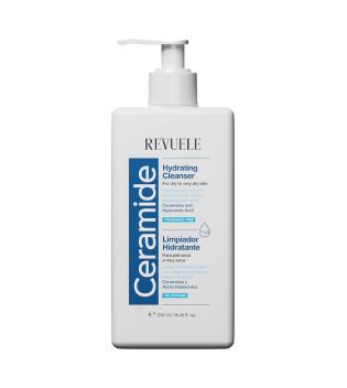 Revuele Ceramide Moisturizing cleanser with hyaluronic acid - Dry or very dry skin - 250ml | ريفويل غسول سيراميد للبشرة الجافة  - 250 مل