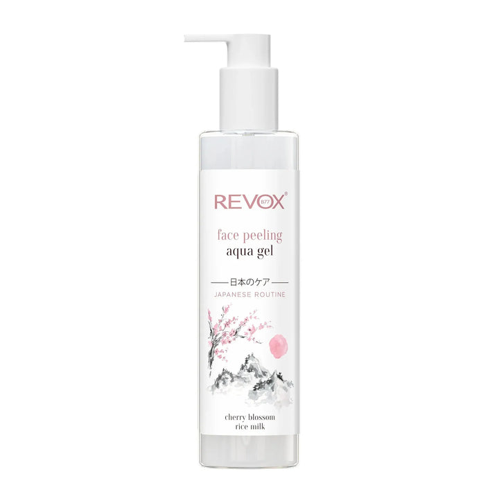 REVOX Japanese Routine Face Peeling Aqua Gel - 250ml | ريفوكس جل مقشر للوجه - 250 مل