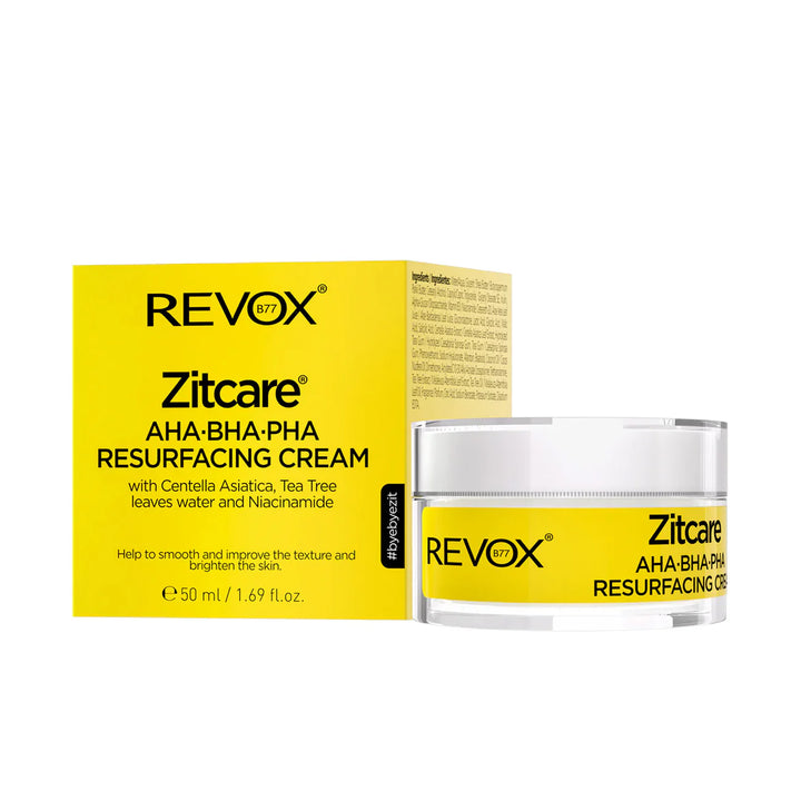 REVOX Zitcare AHA BHA PHA Resurfacing Cream - 50ml|  ريفوكس كريم تجديد البشرة -50 مل