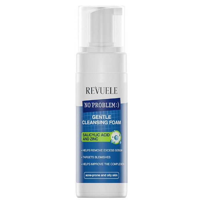 Revuele Gentle Cleansing Foam Salicylic Acid Zinc - 150ml | ريفويل غوسل رغوي بالساليسيليك اسيد و الزنك - 150 مل