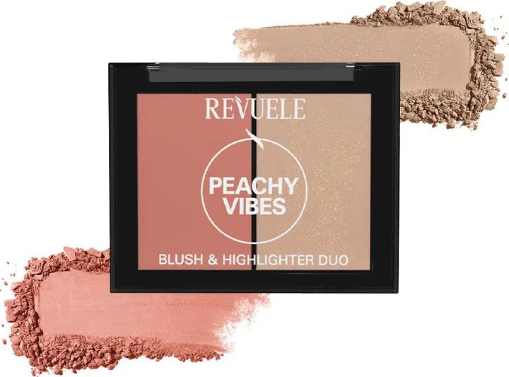 Revuele Blush & Highlighter Duo - 8g | ريفويل باليت بلاش و هايلايتر - 8 غرام