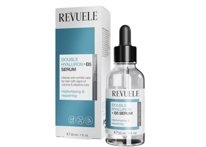 Revuele Double Hyaluron + B5 Serum - 30ml | ريفويل سيروم هيالورونيك اسيد + بانتينول - 30 مل