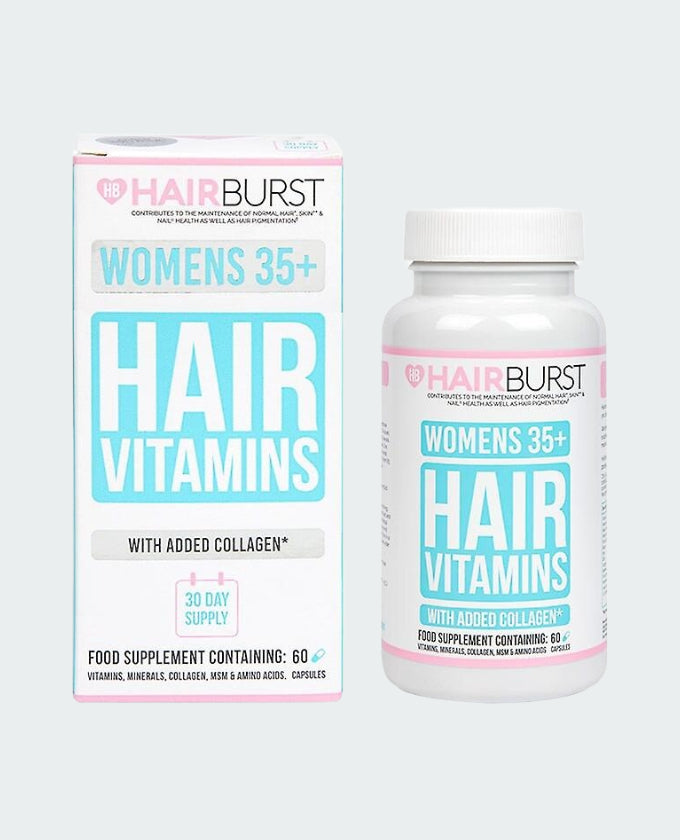 HAIR BURST Womens 35+ Hair Vitamins - 60pcs | هيربيرست فيتامينات لتقوية الشعر للنساء فوق سن ال 35 - 60 كبسولة