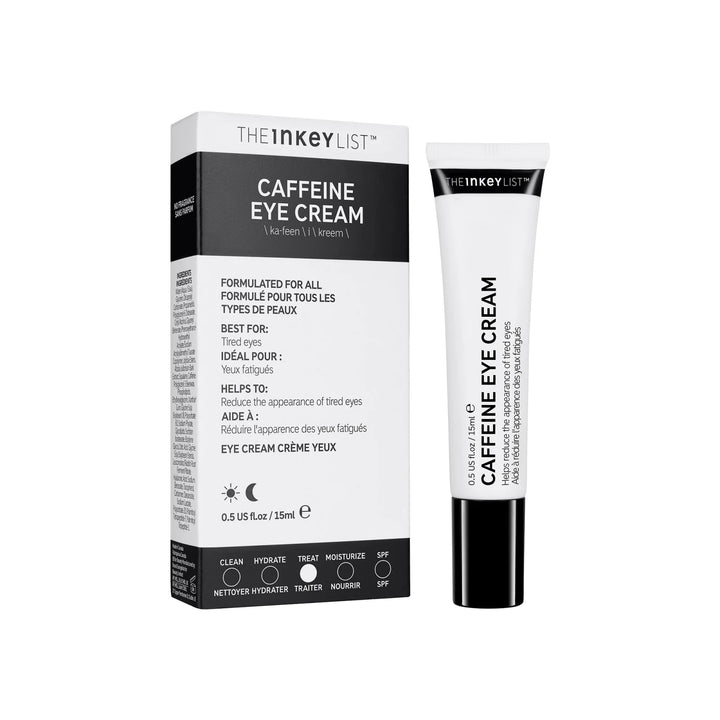 The Ineky List Caffeine Eye Cream - 15ml | ذا انكي ليست كريم الكافيين حول العين - 15 مل