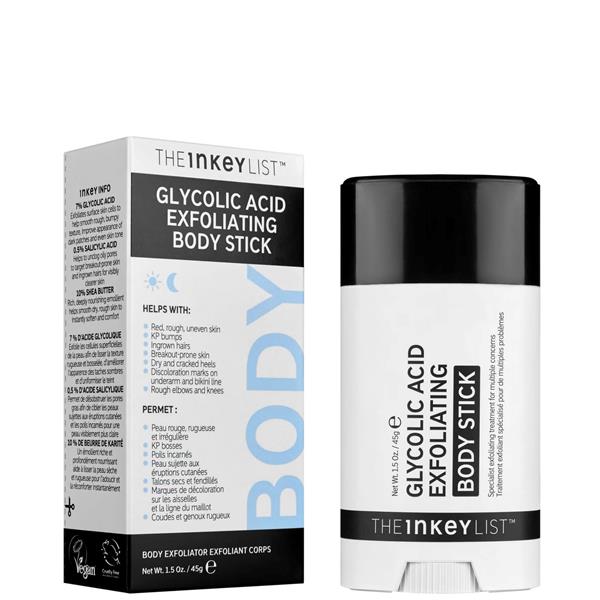 THE INKEY LIST Glycolic Acid Exfoliating Body Stick - 45g | ذا انكي ليست ستيك جليكوليك اسيد مقشرة للجسم - 45 غرام