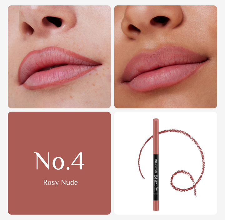 Essence 8H Matte Comfort Lipliner | ايسنس محدد شفاه مات