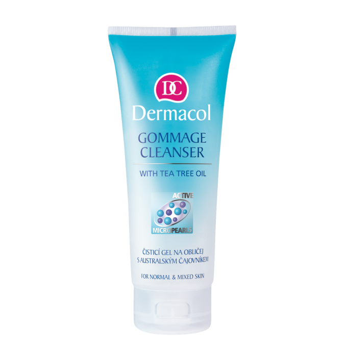 DERMACOL Gommage Cleanser With Tea Tree Oil - 100ml | ديرماكول غسول جل بزيت شجرة الشاي - 100 مل