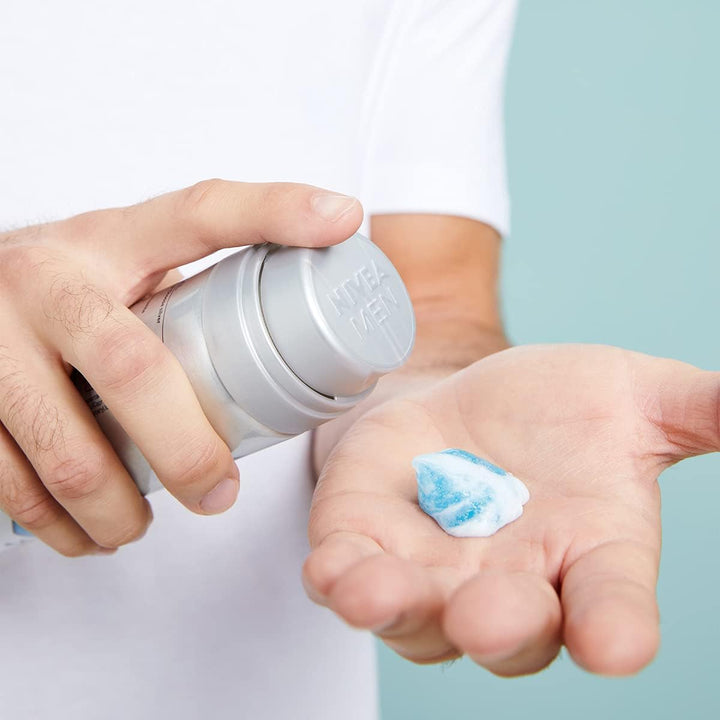 NIVEA Men Fresh Kick Shaving Foam - 200 ml| نيفيا رغوة الحلاقة -200مل