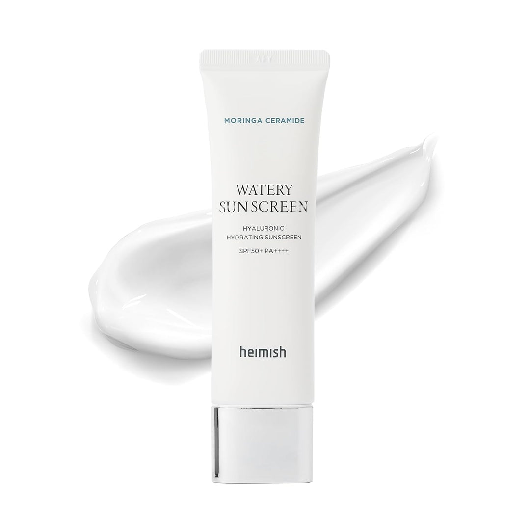 heimish Moringa Ceramide Watery Sunscreen SPF 50+ PA++++ - 50ml | هيميش واقي شمسي سائل بالسيراميد spf50+ - 50 مل