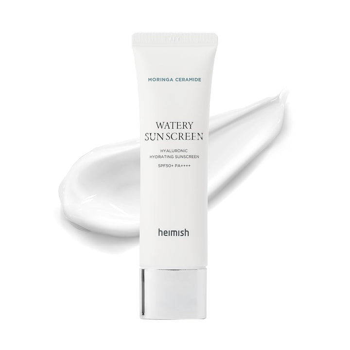 heimish Moringa Ceramide Watery Sunscreen SPF 50+ PA++++ - 50ml | هيميش واقي شمسي سائل بالسيراميد spf50+ - 50 مل