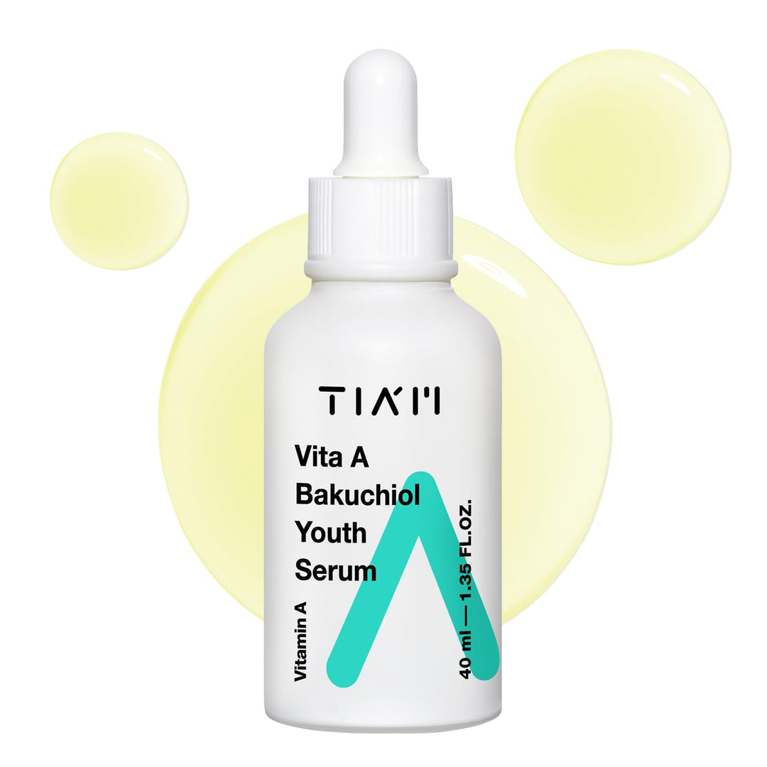 tiam Vita A Bakuchiol Youth Serum - 40ml | تيام سيروم فيتامين أ المضاد للتجاعيد - 40 مل