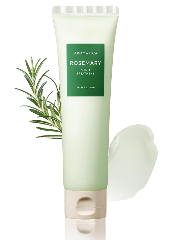 AROMATICA Rosemary Scalp 3-in-1 Treatment - 160ml | اروماتيكا علاج 3 في 1 لفروة الرأس باكليل الجبل - 160 مل