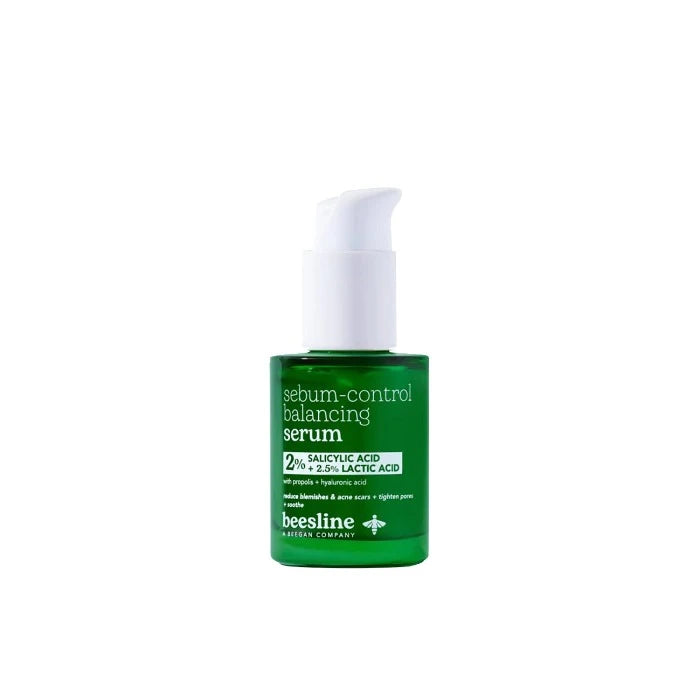 Beesline Sebum-Control Balancing Serum - 2% Salicylic Acid + 2.5% Lactic Acid - 30ml | بيزلين سيروم موازنة الزيوت بالساليسيليك اسيد 2% + لاكتك اسيد 2.5% - 30 مل