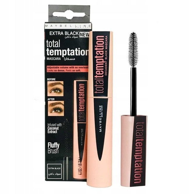 MAYBELLINE Total Temptation mascara Black - 6ml | ميبيلين ماسكارا مكثفة للرموش - 6 مل
