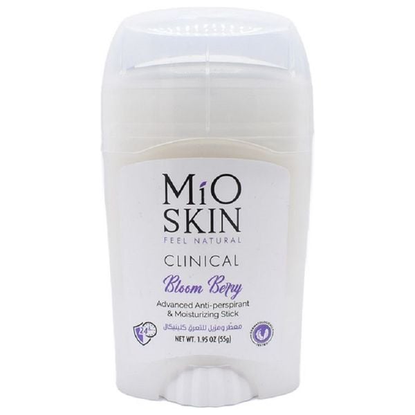 MIO SKIN Clinical Advanced Anti- Perspirant And Moisturizing Stick 24hr - 55g| ميو سكين مزيل تعرق ستيك 24 ساعة -55 غرام