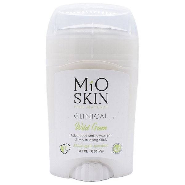 MIO SKIN Clinical Advanced Anti- Perspirant And Moisturizing Stick 24hr - 55g| ميو سكين مزيل تعرق ستيك 24 ساعة -55 غرام