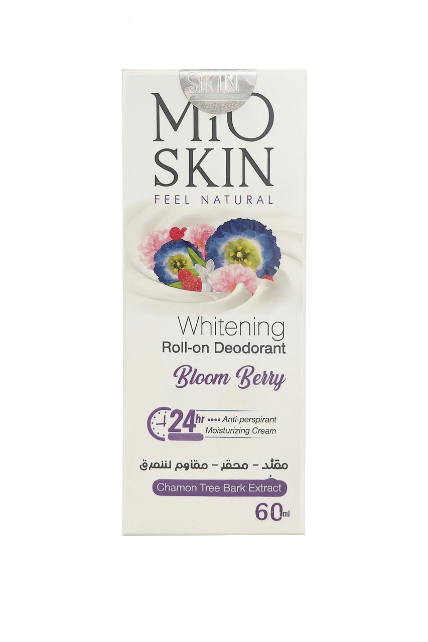 MIO SKIN Whitening Roll- On Deodorant 24hr Anti Perspirant Moisturizing Cream - 60ml|  ميو سكن مزيل تعرق رول ومبيض  لمدة 24 ساعة- 60 مل