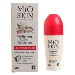MIO SKIN Whitening Roll- On Deodorant 24hr Anti Perspirant Moisturizing Cream - 60ml|  ميو سكن مزيل تعرق رول ومبيض  لمدة 24 ساعة- 60 مل