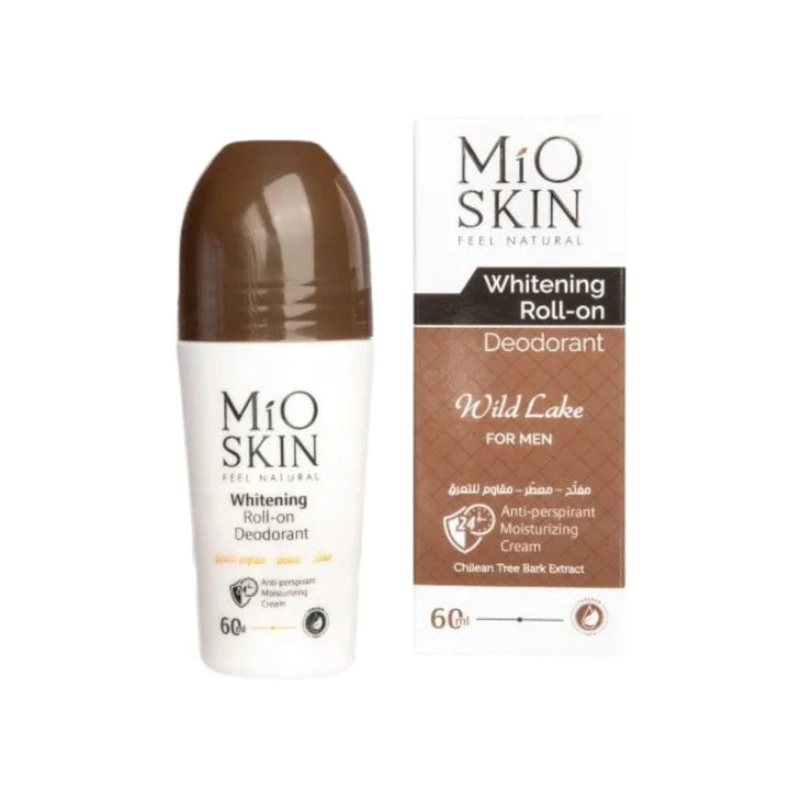 MIO SKIN Whitening Roll- On Deodorant 24hr Anti Perspirant Moisturizing Cream - 60ml|  ميو سكن مزيل تعرق رول ومبيض  لمدة 24 ساعة- 60 مل