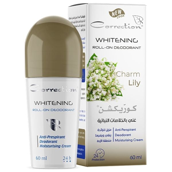 Correction Whitening Roll -On Deodorant charm Lily - 60 ml | كوريكشن مزيل تعرق رول شارم ليلي - 60 مل