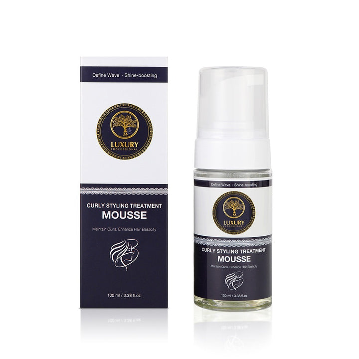 LUXURY Curly Styling Treatment Mousse - 100ml | لكجري موس تجعيد الشعر - 100 مل