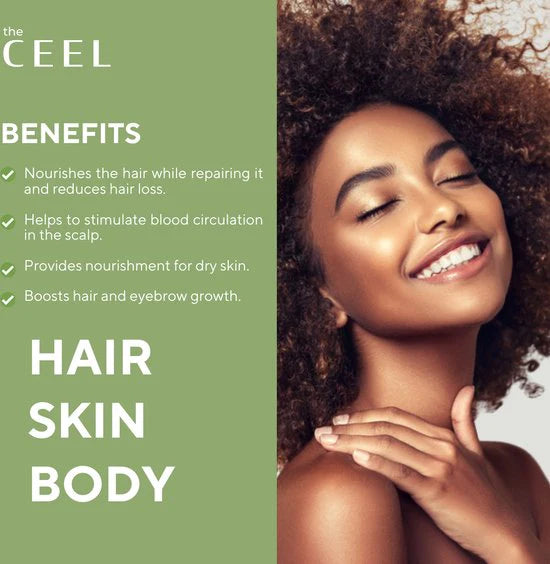 the CEEL Rosemary Hair Oil Vegan Hair Skin Body - 50ml | ذا سيل زيت للشعر غني بإكليل الجبل - 50 مل