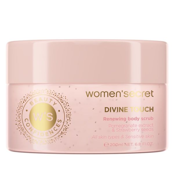 Women’Secret Divine Touch Body Scrub - 200ml | ومن سيكرت مقش للجسم ديفين تاتش - 200 مل