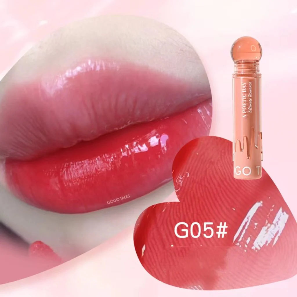 GOGO TALES Small Pink Ball Refrctive Lip Glaze - 3.5g | جوجو تاليس جلوس للشفاه - 3.5 غ
