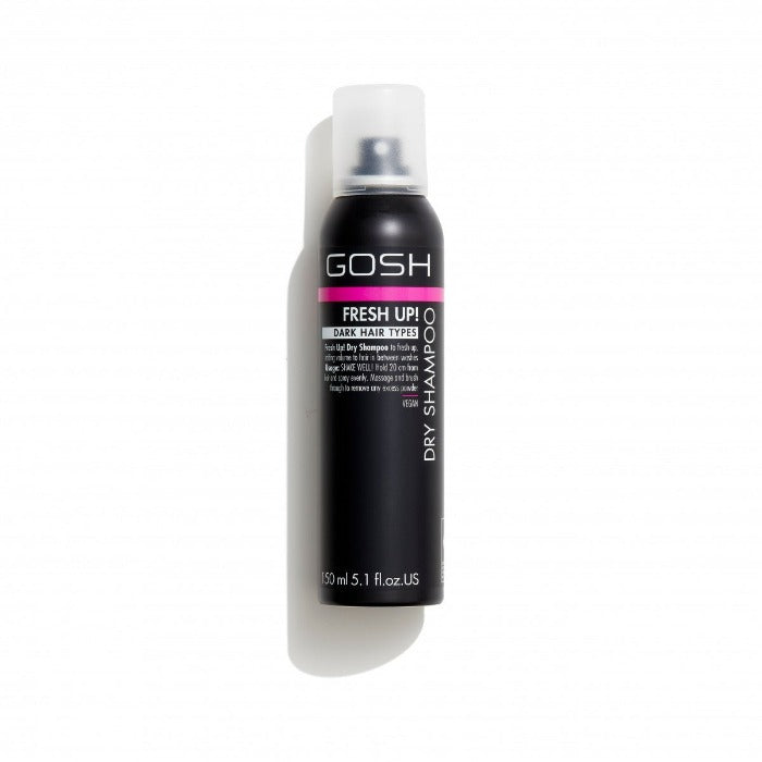 Gosh Fresh Up! Dry Shampoo for Dark Hair - 150 ml | جوش شامبو جاف فريش اب للشعر الداكن - 150 مل
