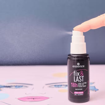 Essence Fix & Last 18h Long-lasting Make-up Fixing Spray - 50ml | ايسنس بخاخ مثبت للمكياج - 50 مل
