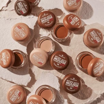 Essence Natural Matte Mousse Foundation - 16g | ايسنس كريم أساس رغوي - 16 غرام