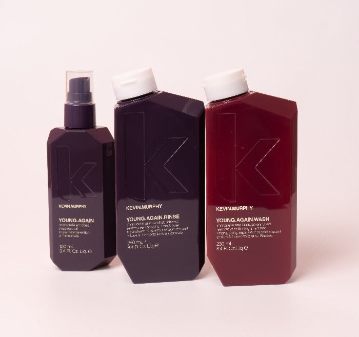 KEVIN.MURPHY Love Is In the Hair Kit - 3pcs | كيفن ميرفي مجموعة العناية بالشعر المتضرر و المتقدم في العمر - 3 قطع