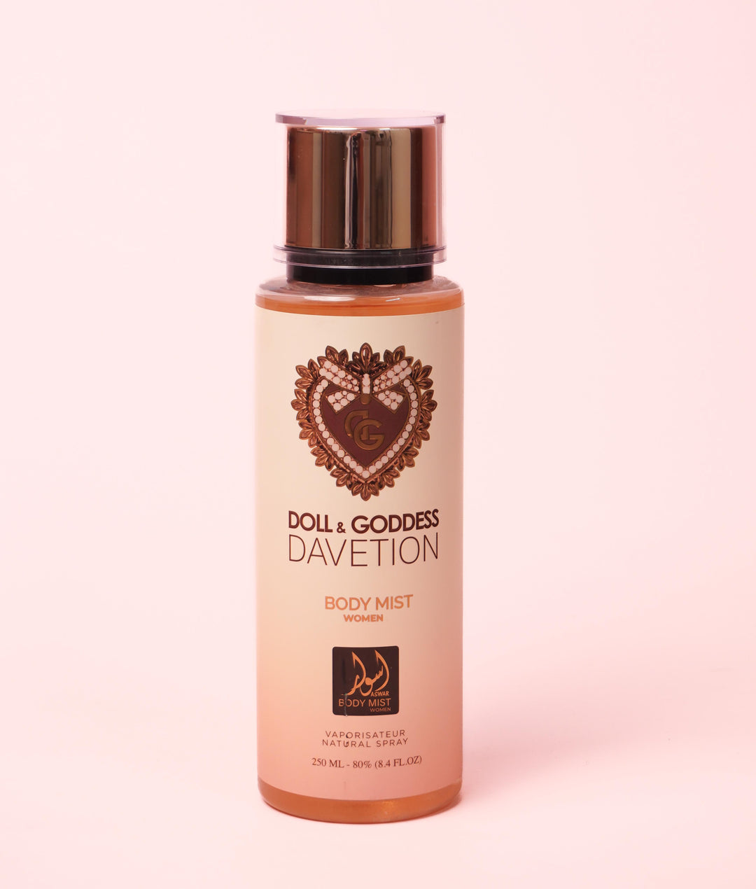 Doll&Goddess Davetion Body Mist - 250ml | اسوار بدي مست معطر للجسم 250 مل