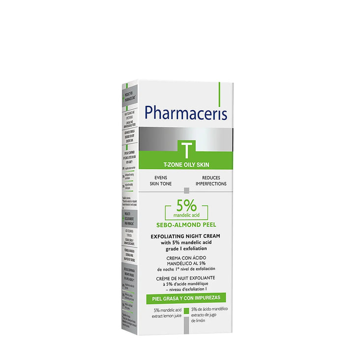 Pharmaceris T-Zone Oily Skin Exfoliating Night Crem - 50ml | فارماسيرز كريم ليلي مقشر للبشرة - 50 مل